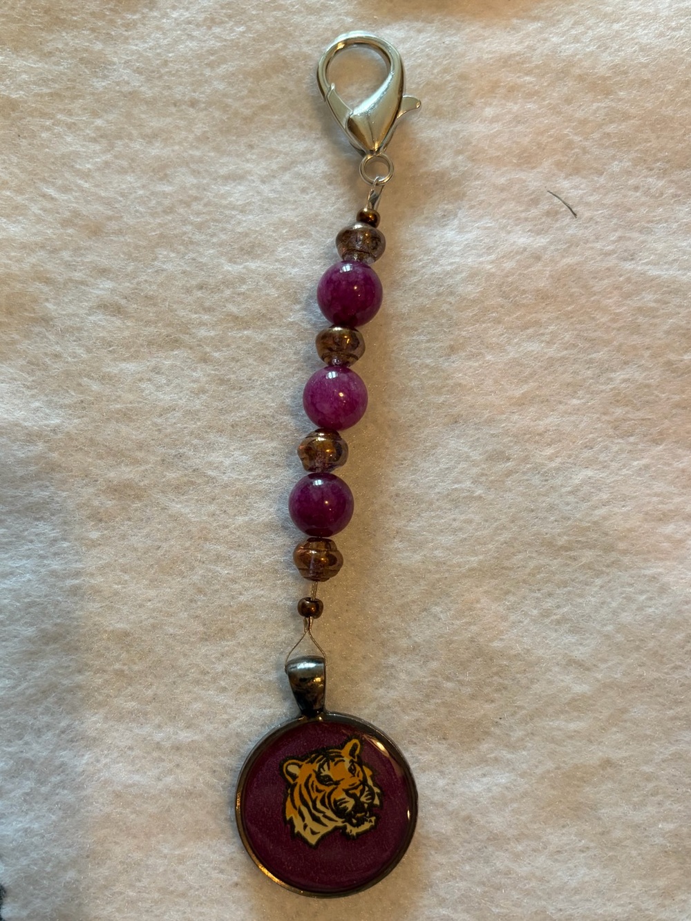 Fob for Scissors/Purse LSU Tigers